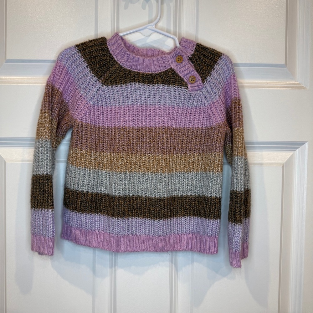 OshKosh‎ Striped Knit Sweater Toddler Girl's Size 24 Months